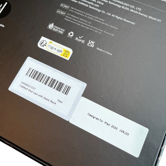 NEW Torras Tablet Ipad Case 10.9 inch (2022) Multi Angle Magnetic Black NIB - Picture 4 of 4